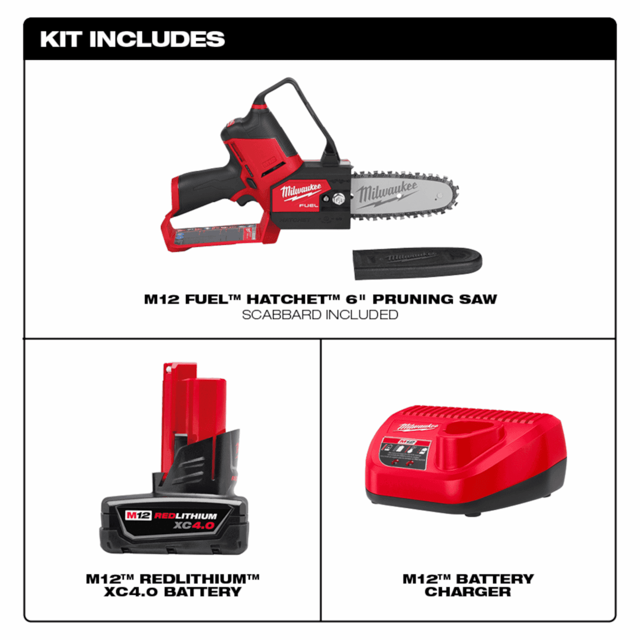 M12 FUEL™ HATCHET™ 6” Pruning Saw Kit - Image 11