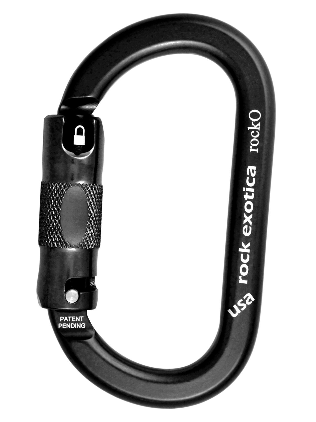 Rock Exotica rockO Auto-Lock Carabiner Black