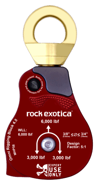 Rock Exotica Material Handling Omni-Block 4.5"