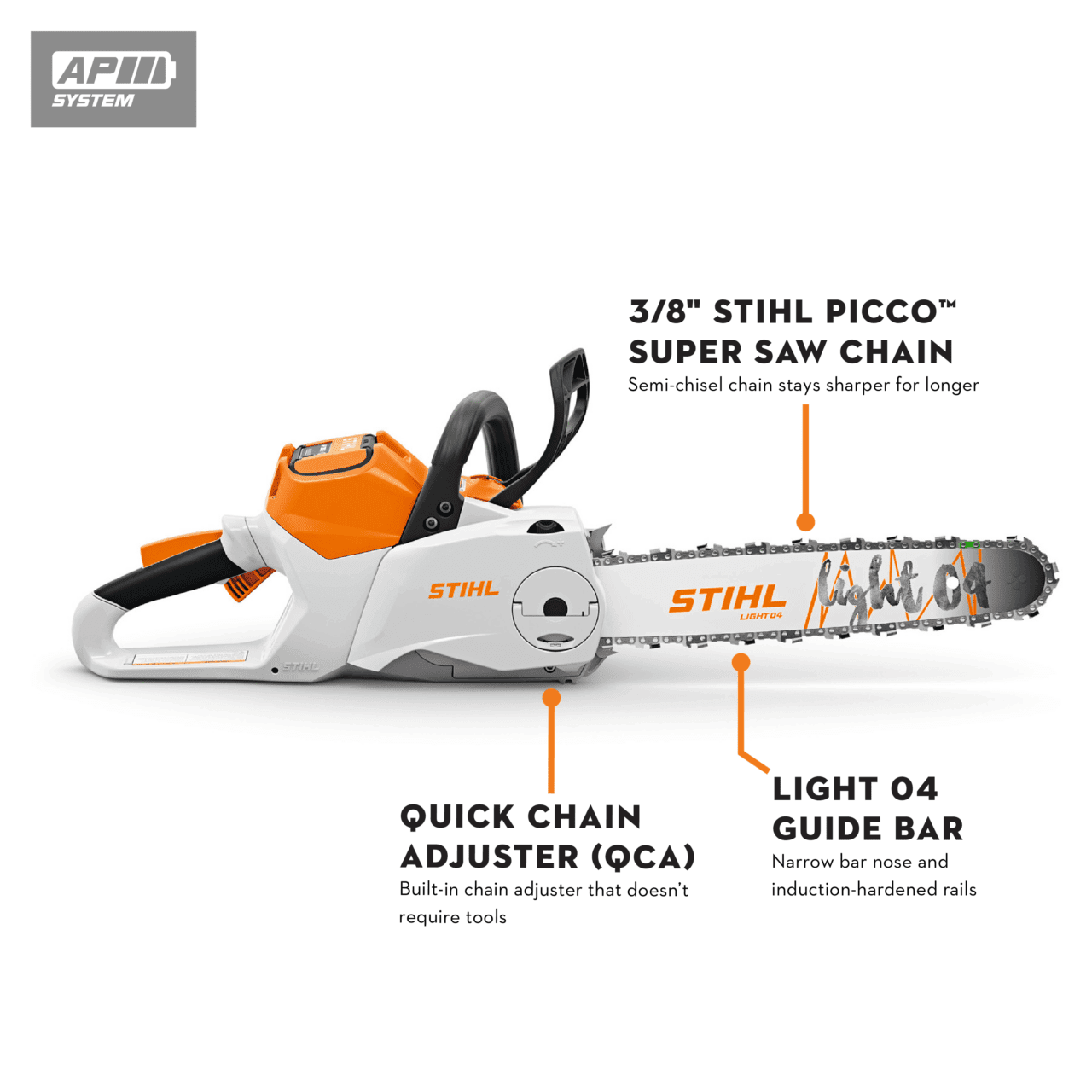 MSA 220 C-B Battery-Powered Chainsaw - Image 8