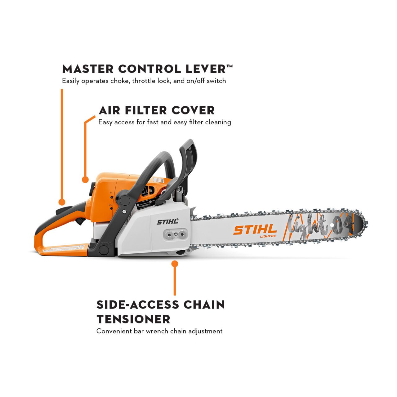 MS 250 Chainsaw - Image 2