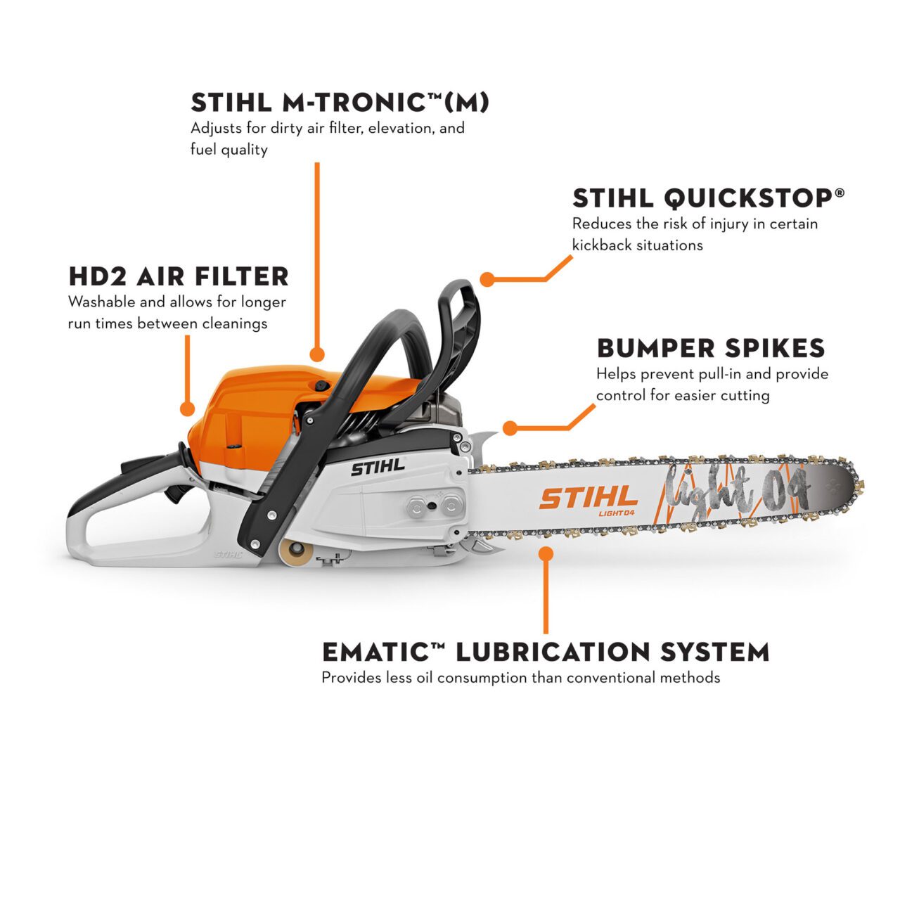 MS 261 C-M Gas Chainsaw - Image 8