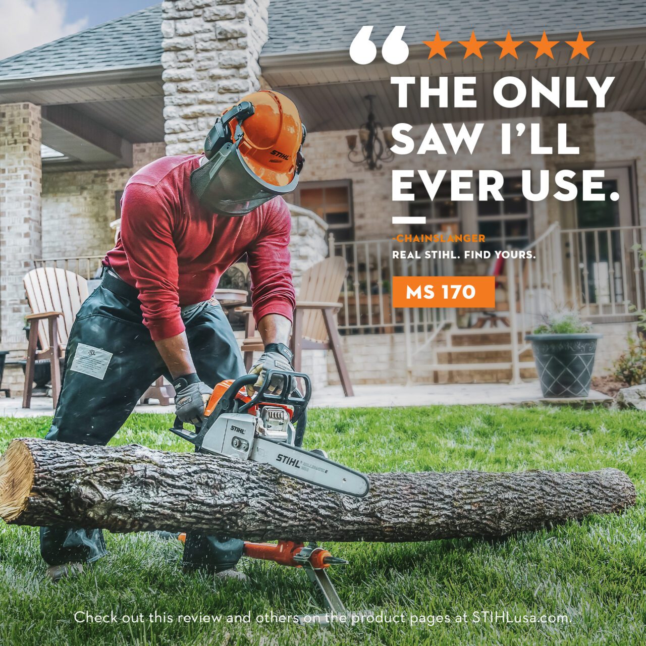MS 170 Chainsaw - Image 9