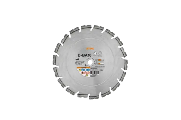D-BA10 12" Diamond Cutting Wheel, Concrete/Asphalt