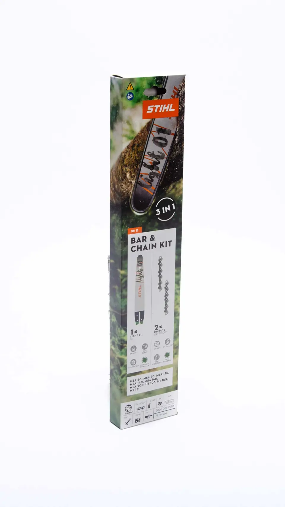 2+1 Cut Kit 11 - 12” Guide Bar & Saw Chains