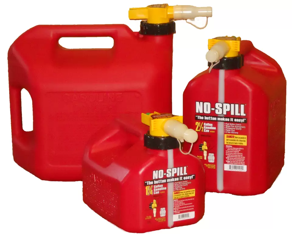 No-Spill® Fuel Containers